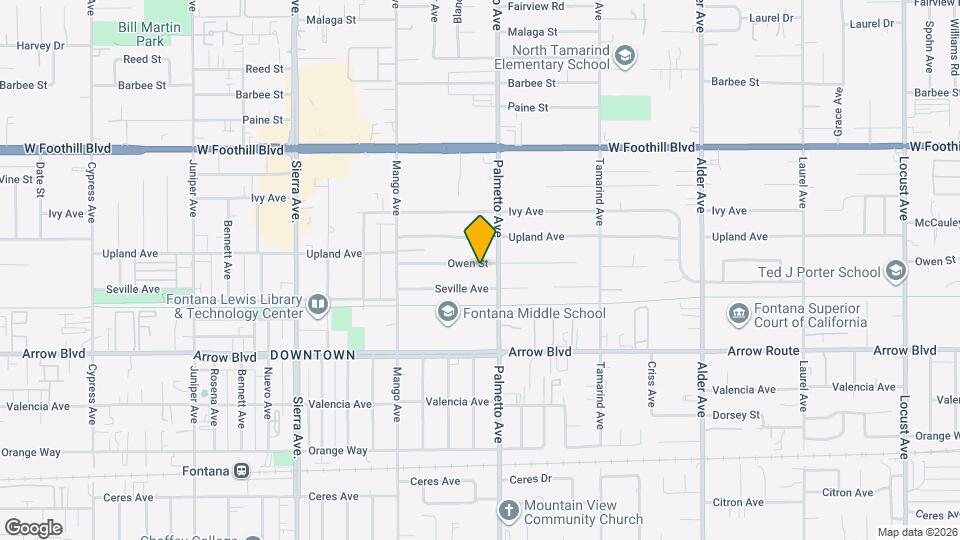 17263 Owen St Mapa y Detalles de la Ubicación