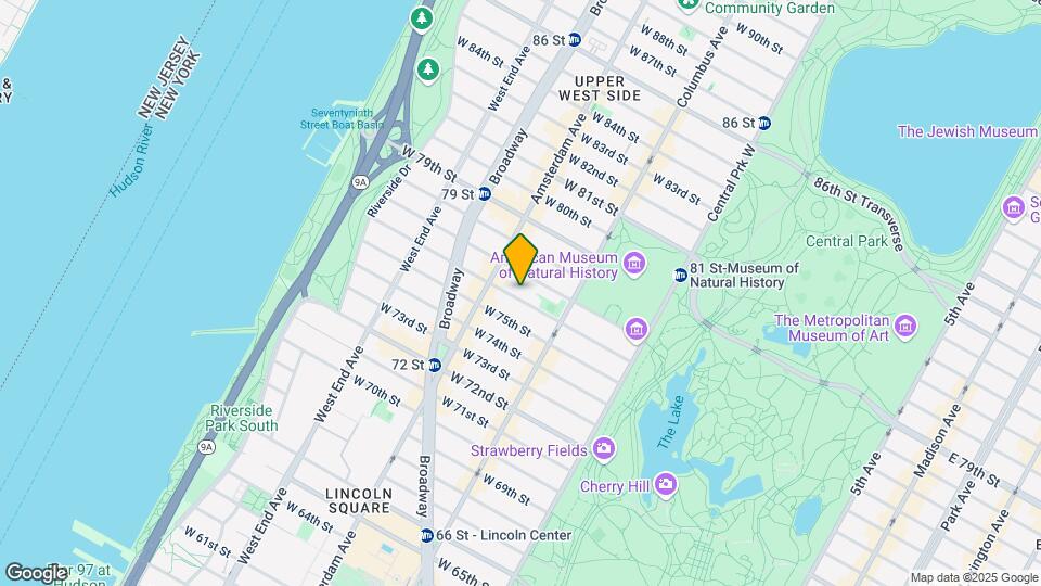 151 W 76th St Map and Location Details