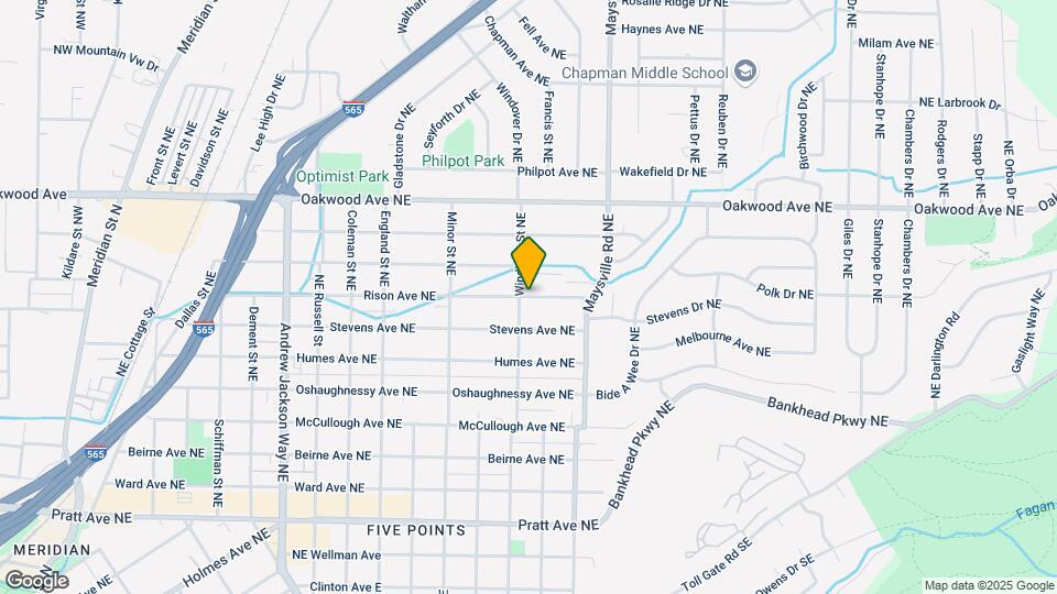 1502 Rison Ave NE Map and Location Details