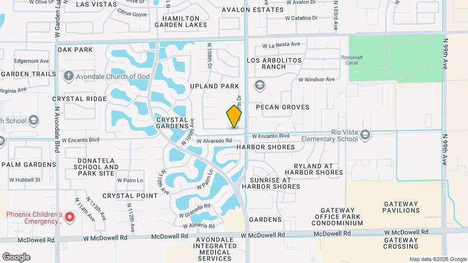 10755 W Encanto Blvd Map and Location Details