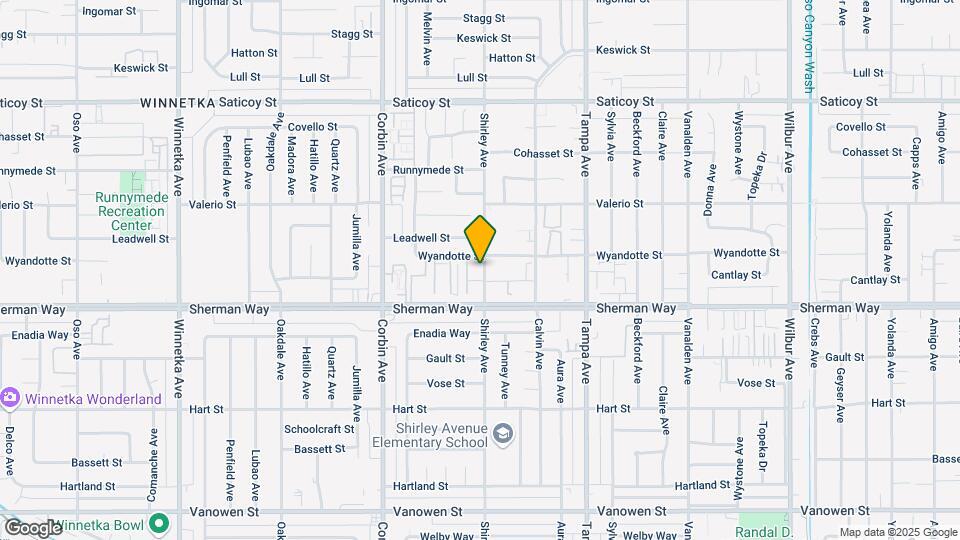 7243 Shirley Ave Mapa y Detalles de la Ubicación