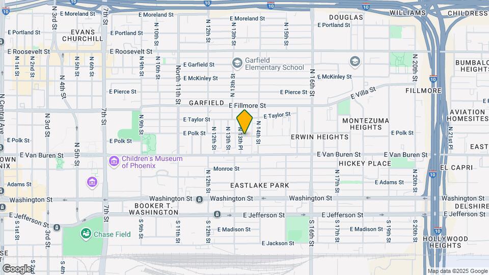 1329 E Polk St-Unit -2 Map and Location Details