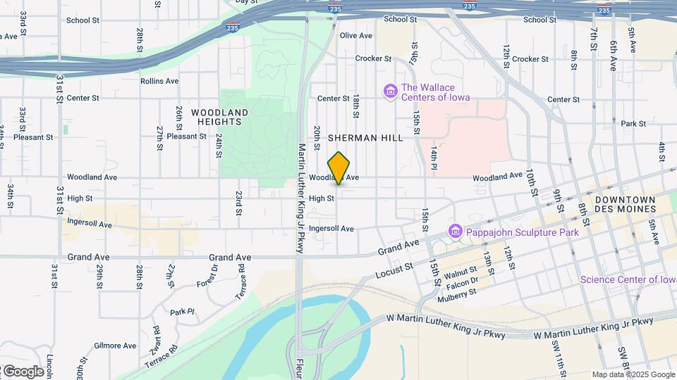 611 19th St Map and Location Details