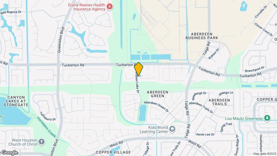 9202 Aberdeen Lake Dr Map and Location Details