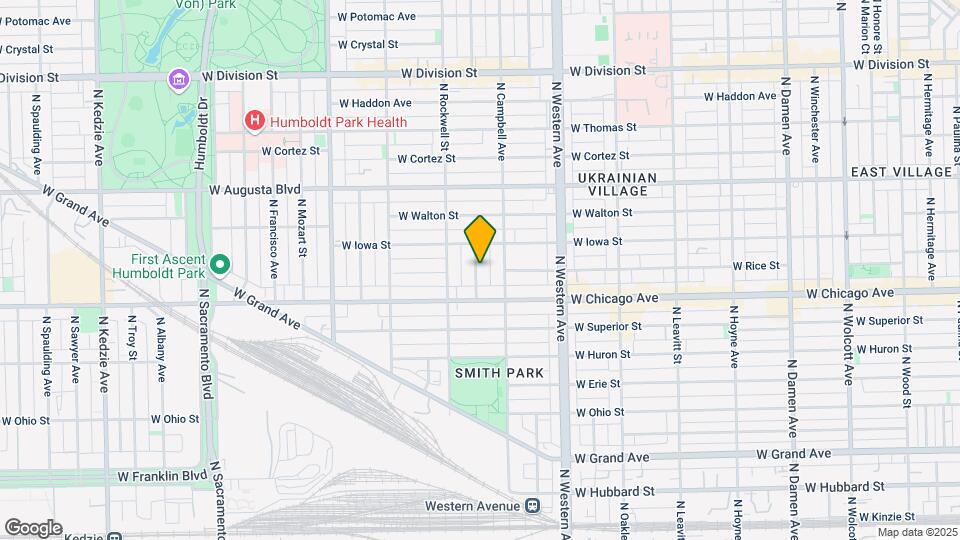 843 N Maplewood Ave, Unit A08C Map and Location Details