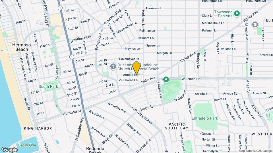1722 Armour Ln Map and Location Details