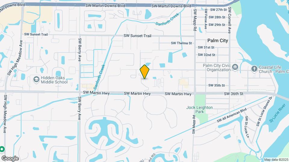 3569 SW Sawgrass Villas Dr, Unit Townhome Unit 1C Map and Location Details