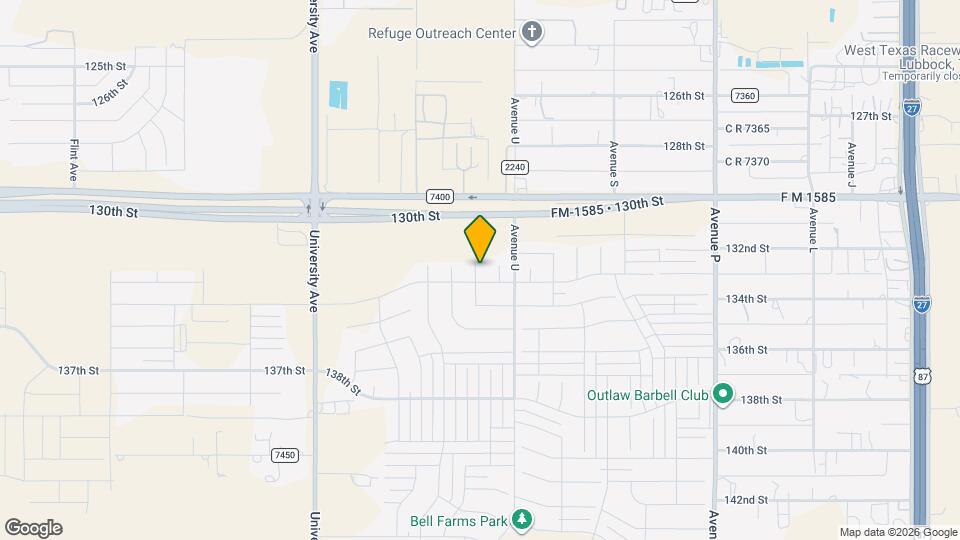 13203 Uvalde Ave Map and Location Details