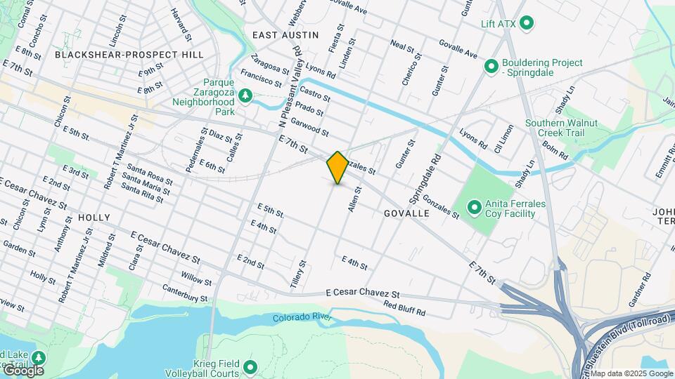 631 Tillery St Map and Location Details
