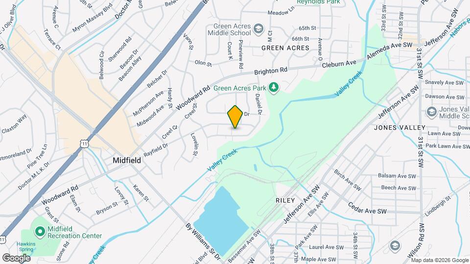 1140 Daniel Dr Map and Location Details