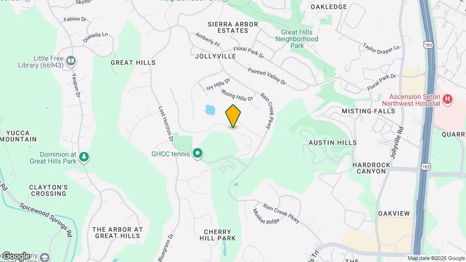 5731 Misty Hill Cove Map and Location Details