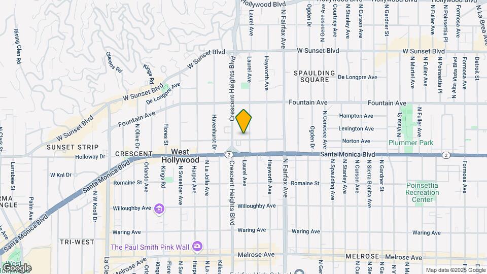 8011 Norton Ave Mapa y Detalles de la Ubicación