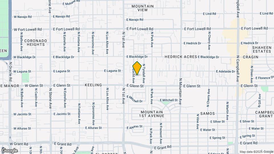 2832 N Euclid Ave Map and Location Details