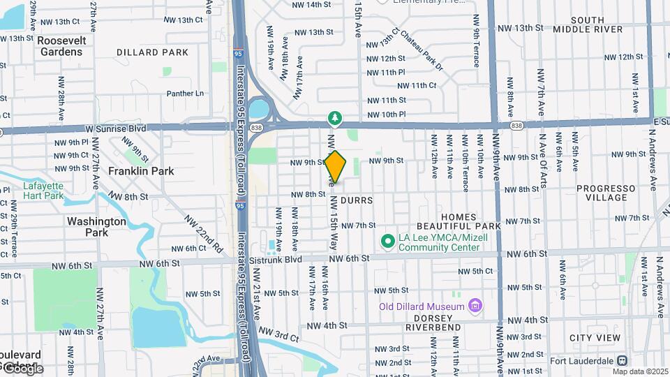 808 NW 16th Ave Map and Location Details