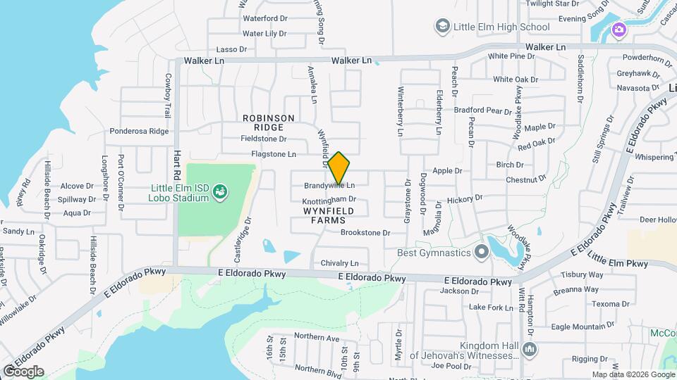 1542 Brandywine Ln Map and Location Details