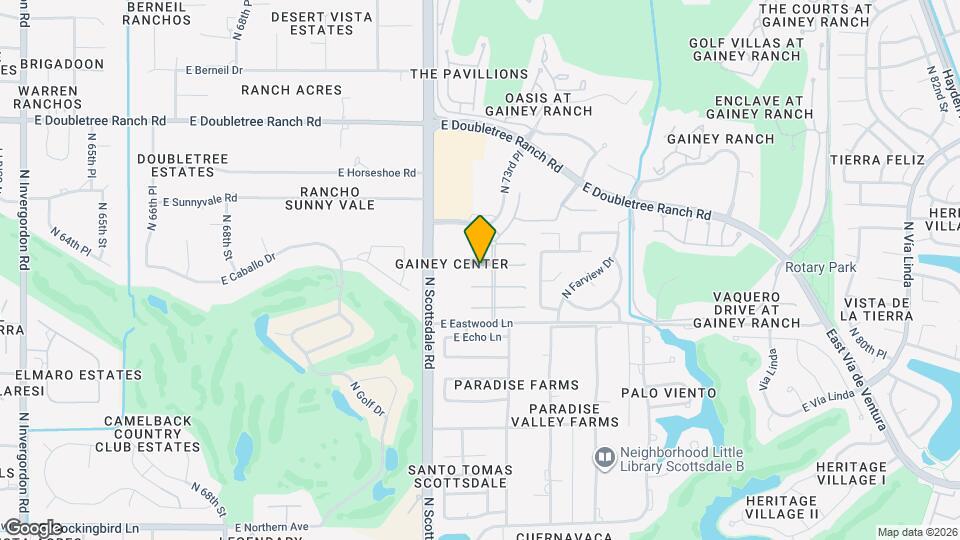 7301 E Woodsage Ln Mapa y Detalles de la Ubicación