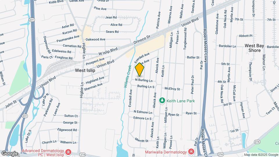 619 N Dyre Ave Map and Location Details