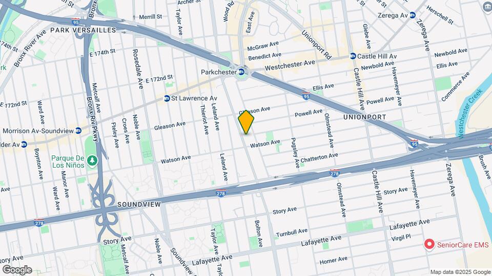 1114 White Plains Rd Mapa y Detalles de la Ubicación