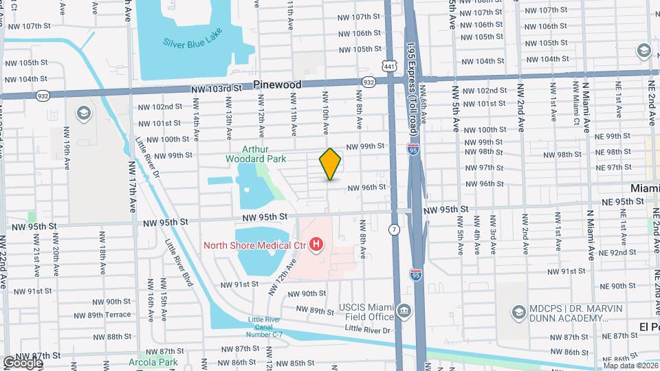 999 NW 96th St Map and Location Details