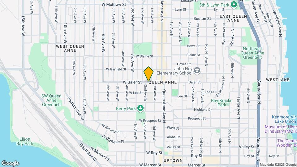115 W Galer St Mapa y Detalles de la Ubicación