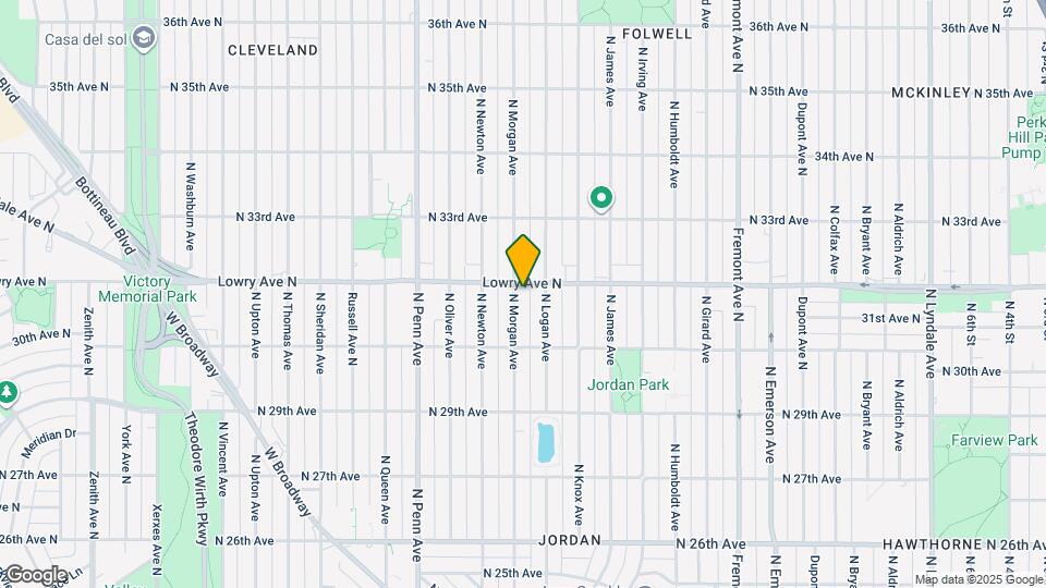 3122 N Morgan Ave Map and Location Details