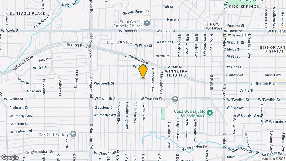 223 S Waverly Dr Mapa y Detalles de la Ubicación