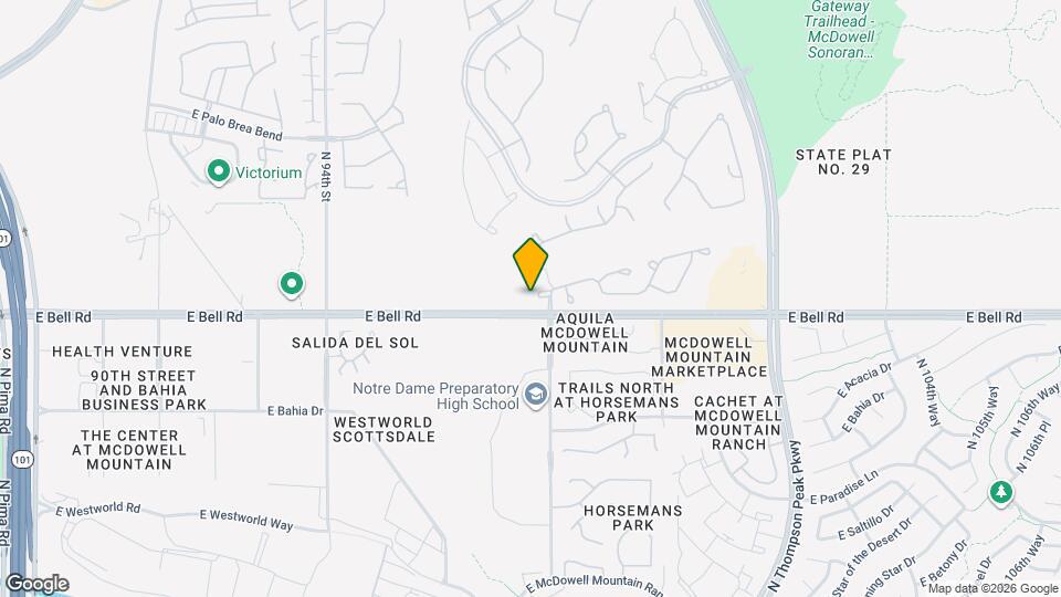 9726 E S Bend Dr Map and Location Details