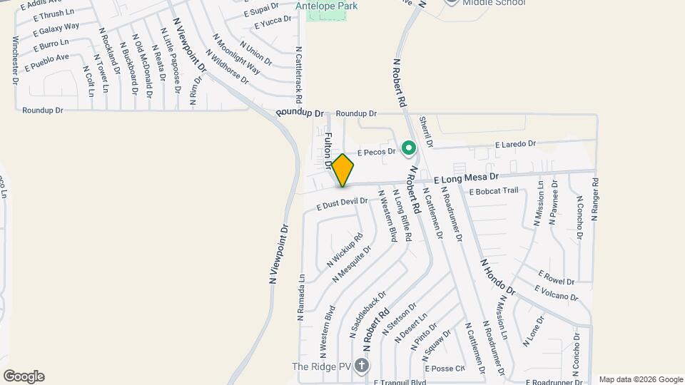 8113 E Long Mesa Dr Map and Location Details