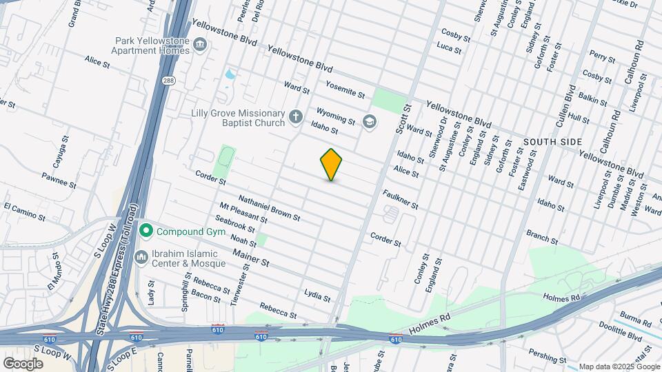 3730 Lehall St Map and Location Details