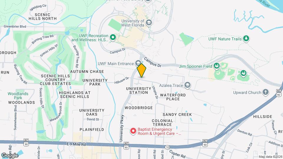 Hillview Terrace Apartments and Nearby Pensacola Apartments For Rent