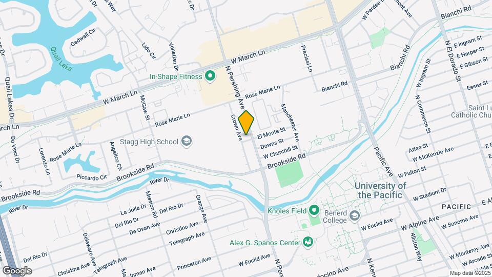 1305 W El Monte St Mapa y Detalles de la Ubicación