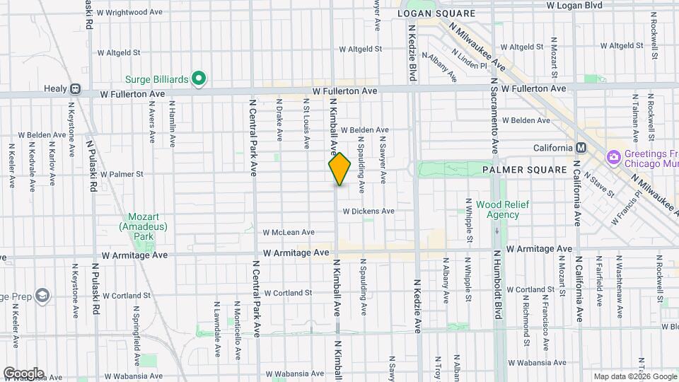 2129 N Kimball Ave Map and Location Details