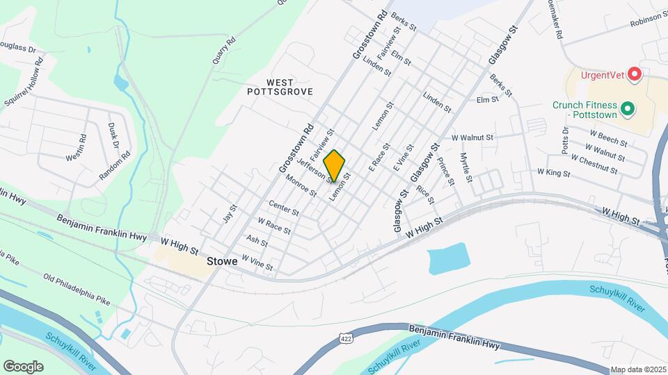 129 Jefferson St Map and Location Details