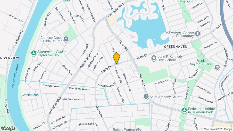 6821 Gloria Dr Map and Location Details