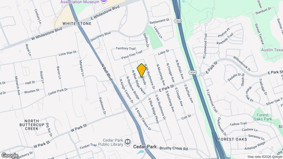 213 Mesa Verde Map and Location Details