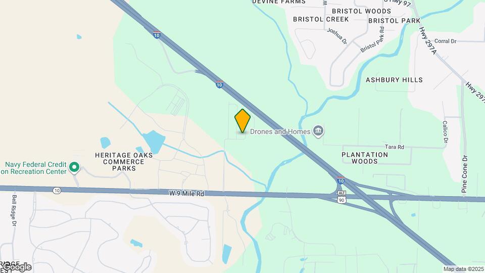 9613 Nature Creek Blvd Map and Location Details