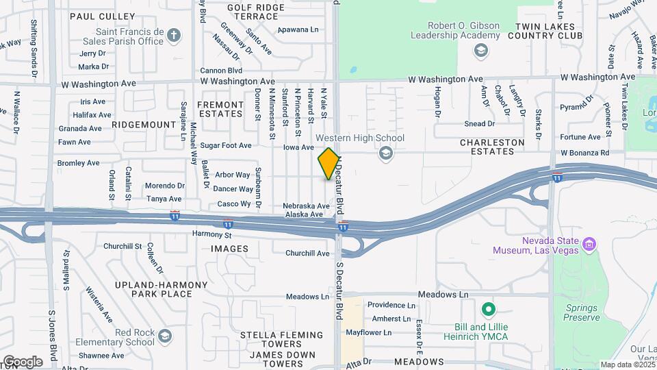 255 N Decatur Blvd Map and Location Details
