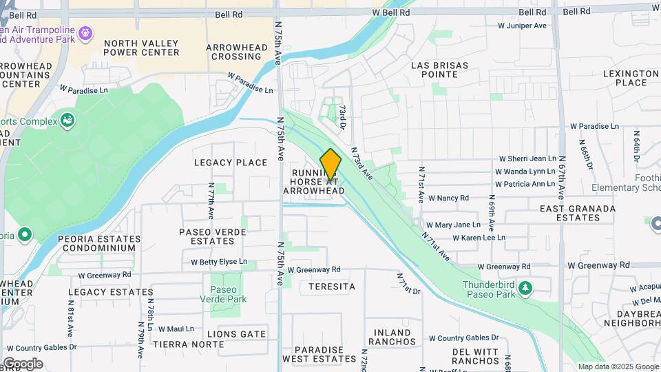 15853 N 73rd Ln Map and Location Details