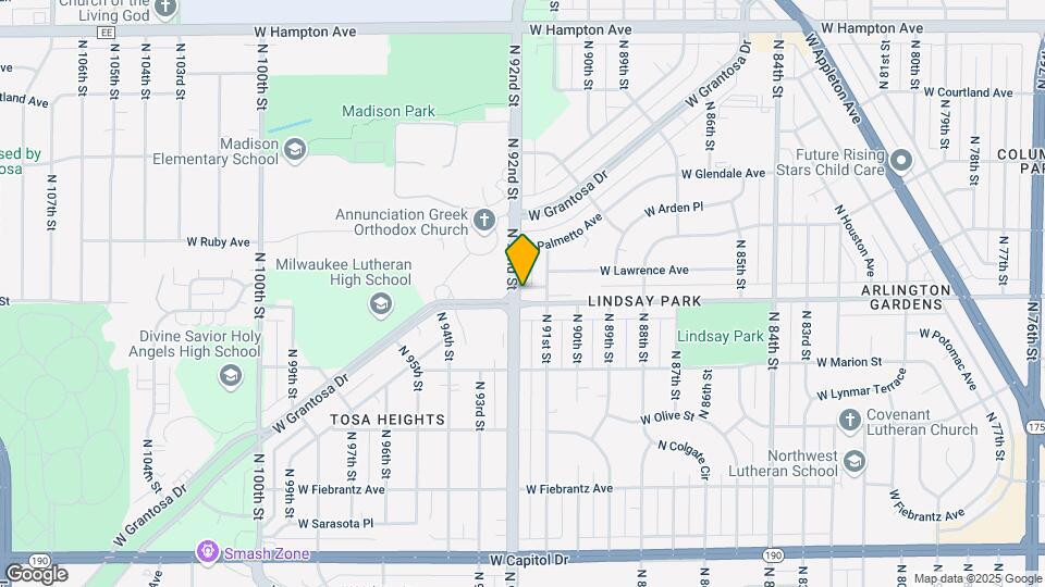 4408 N 92nd St Map and Location Details