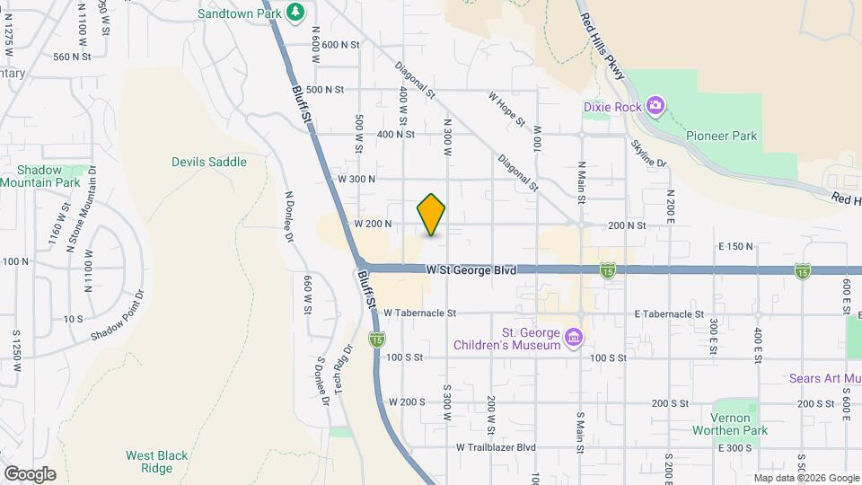 333 W 200 N Map and Location Details