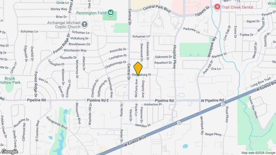 916 McCurry Ave Map and Location Details