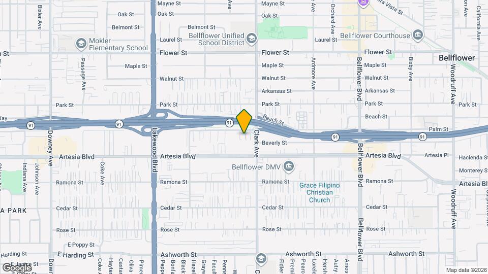 9334 Palm St Map and Location Details