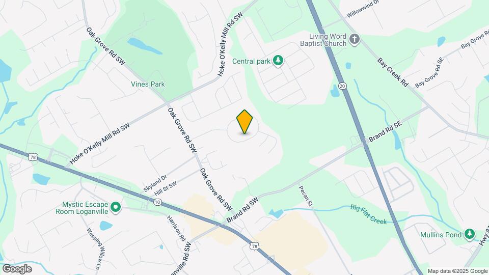 128 Shadowbrooke Cir SW Map and Location Details