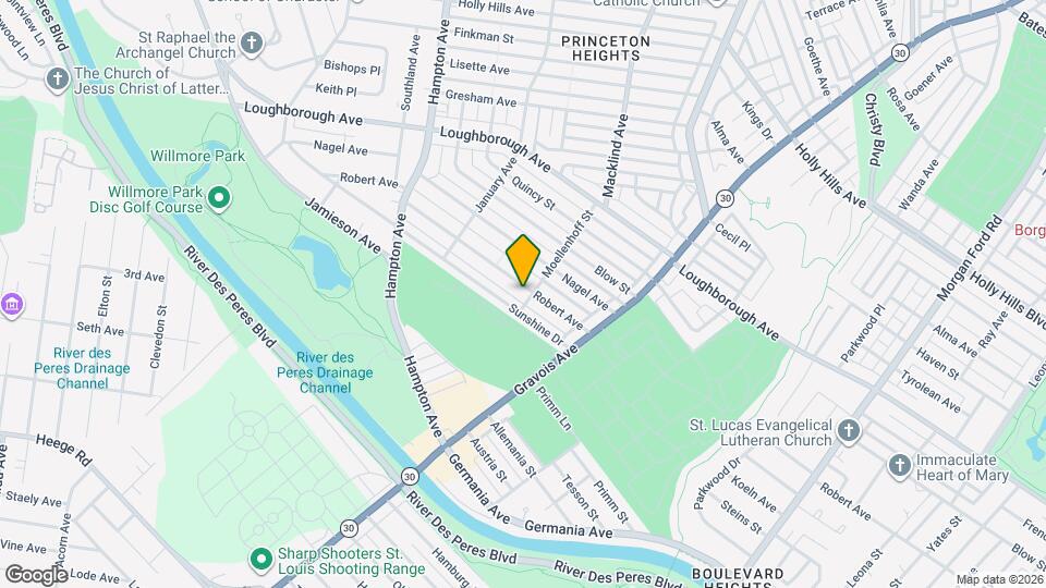 5208 Robert Ave Map and Location Details