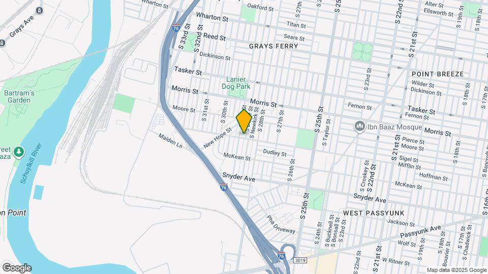 1836 S Dover St Map and Location Details