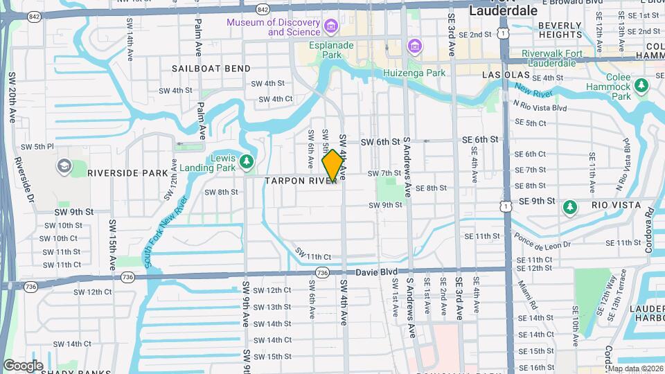 417 SW 8th St Map and Location Details
