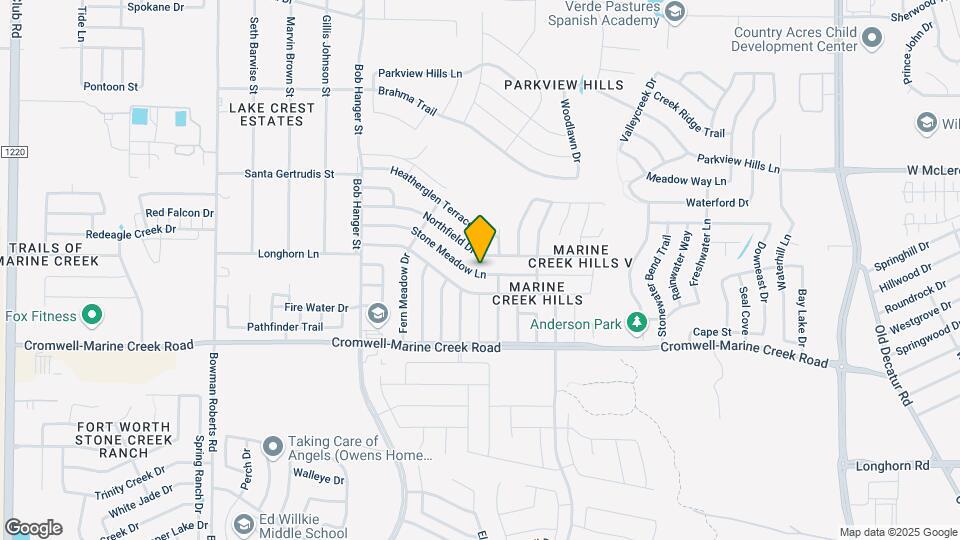5536 Stone Meadow Ln Map and Location Details