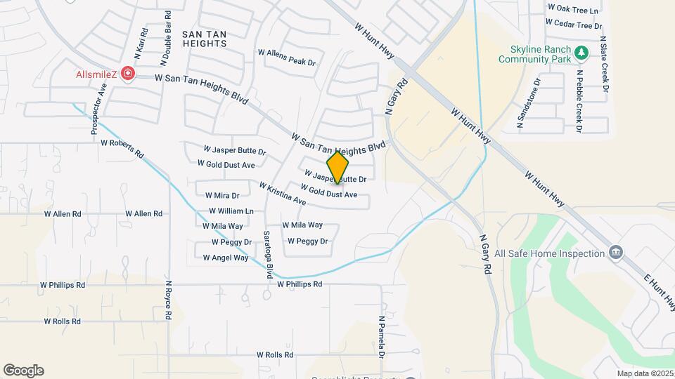 2174 W Gold Dust Ave Map and Location Details