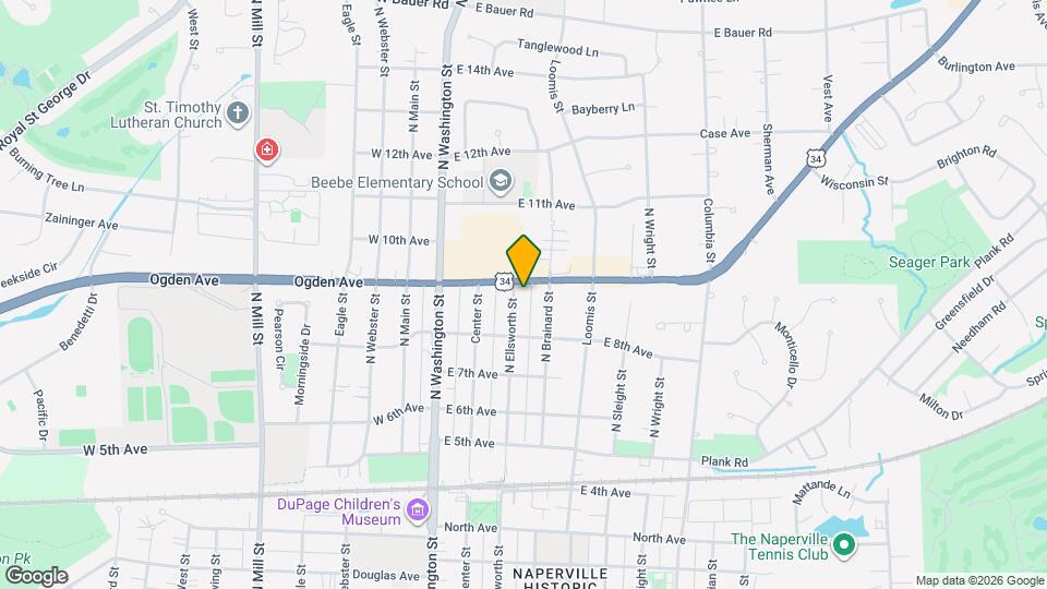 844 N Ellsworth St Map and Location Details