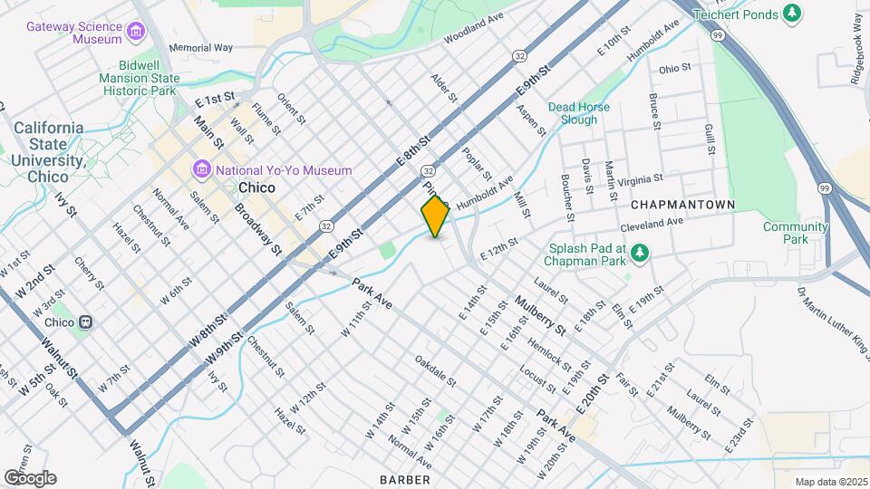 1130 Olive St, Unit #2 Map and Location Details